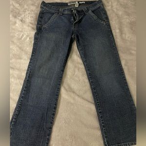 00s Old Navy, size 6, low waist, blue jeans